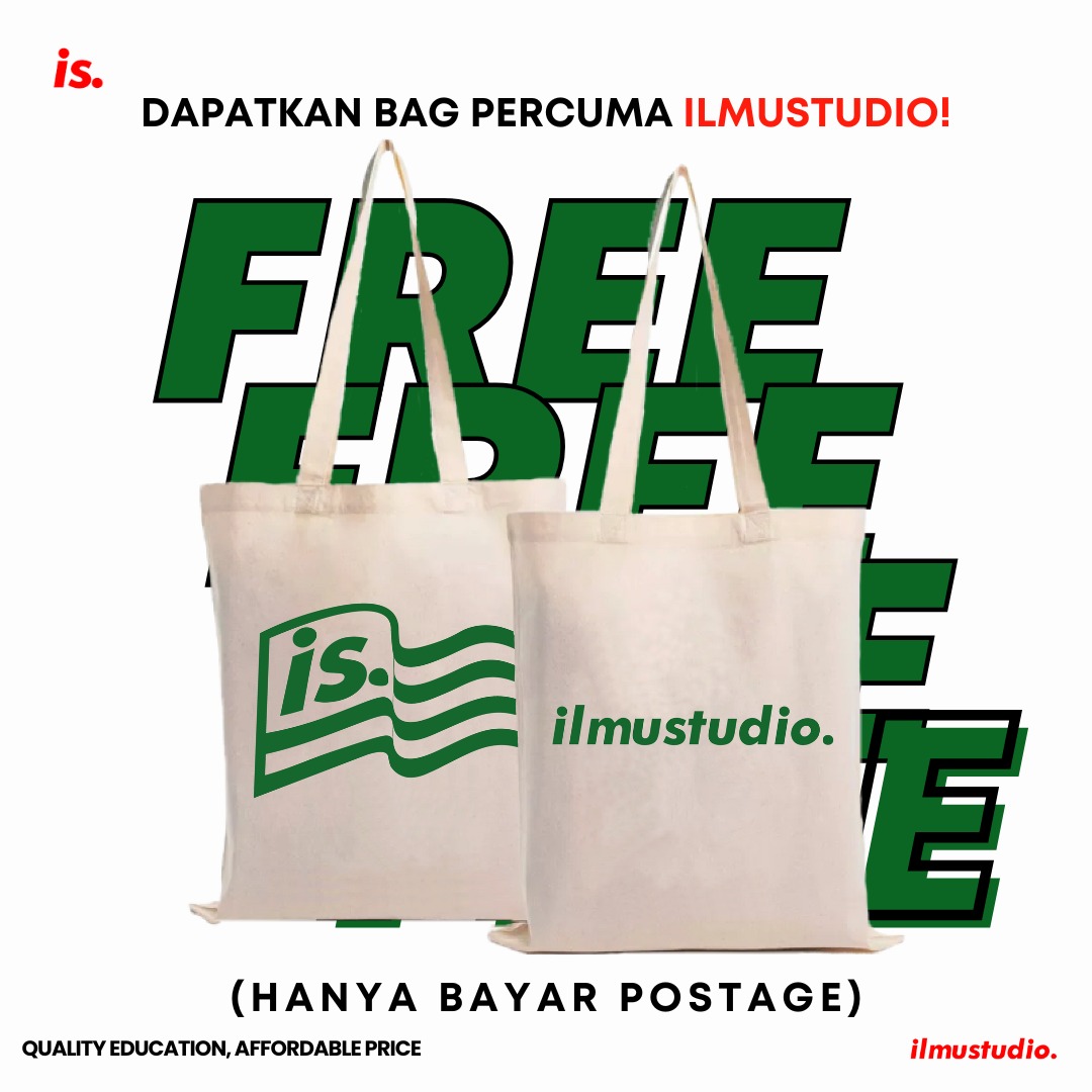 BAG PERCUMA UNTUK PELAJAR ILMUSTUDIO!